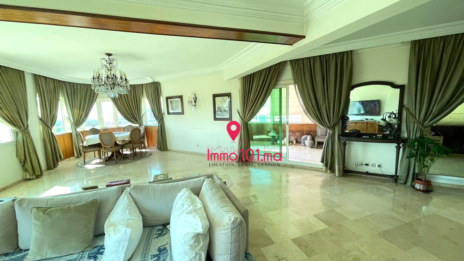 Appartement sans vis-à-vis à vendre au haut Agdal SIV2264